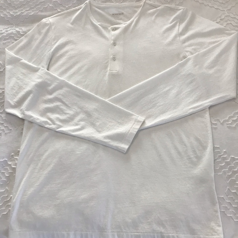 Bonobos Long Sleeve Pima Cotton Slim Fit Henley